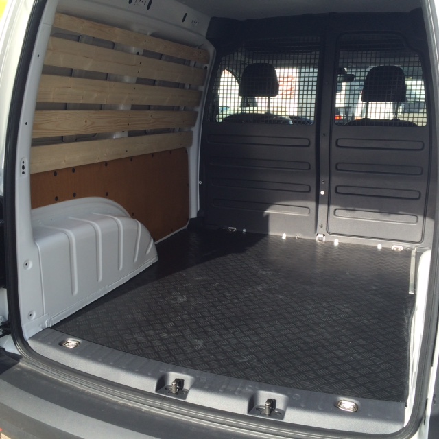 Volkswagen Caddy vloer en wandbekleding