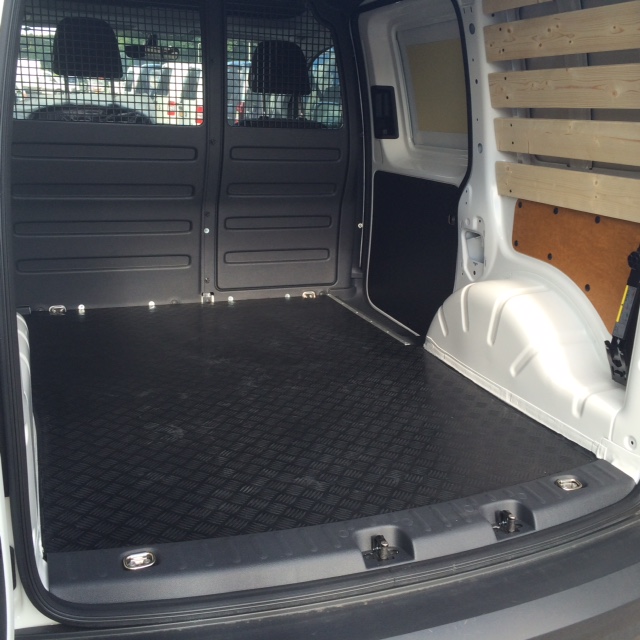 Volkswagen Caddy vloer en wandbekleding